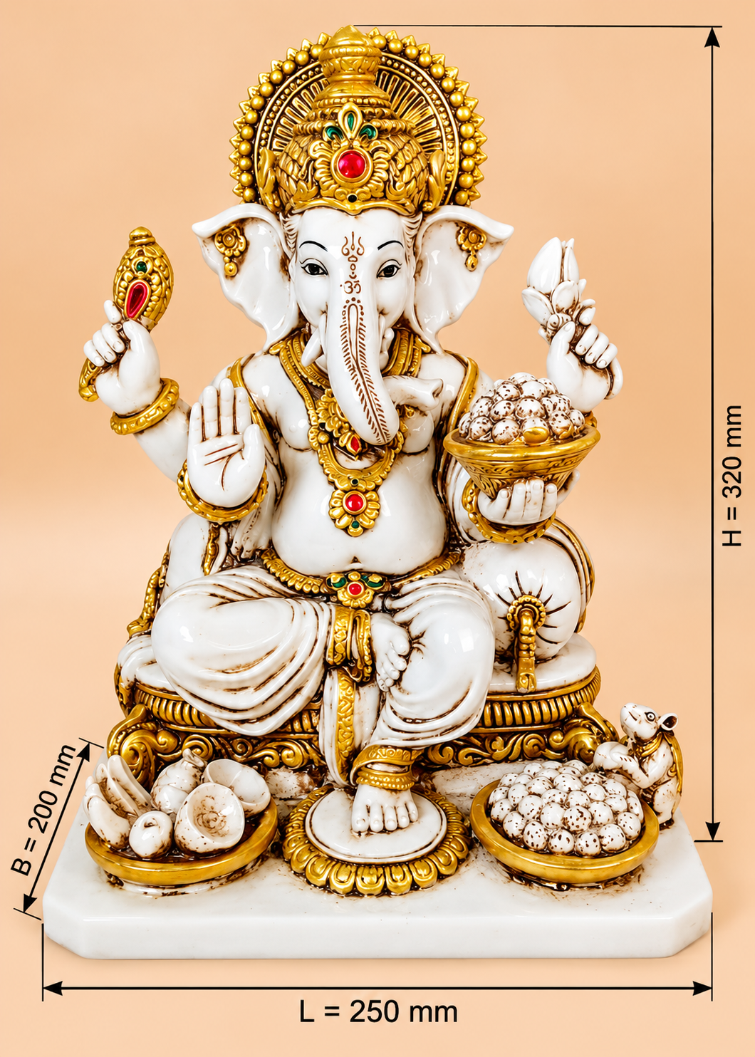Fruit Ganesh (12.5inch)