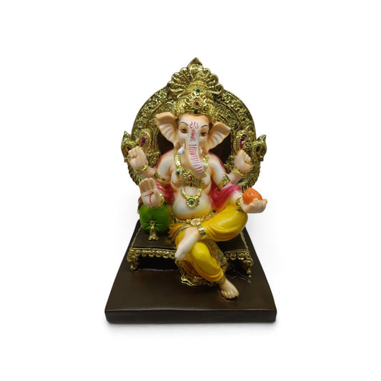Singhasan ganesh new(9.5 inch)