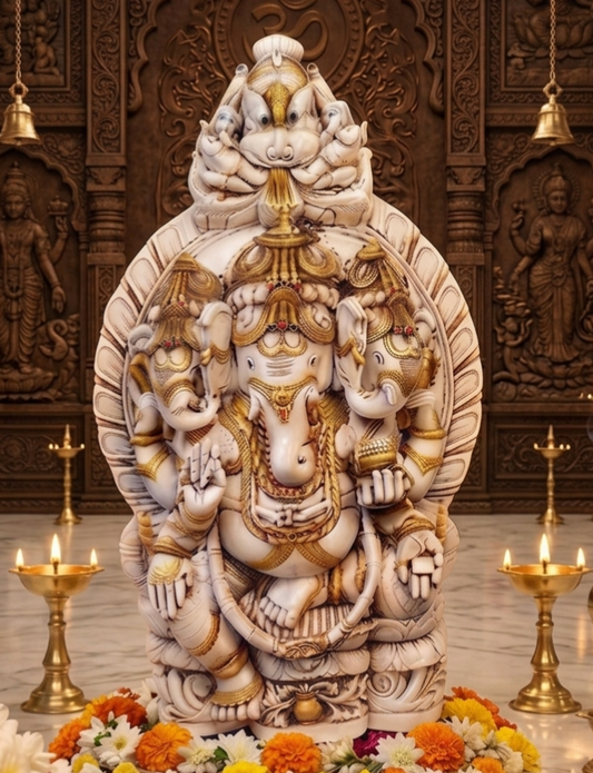 3 Face Ganesh (22.5inch)