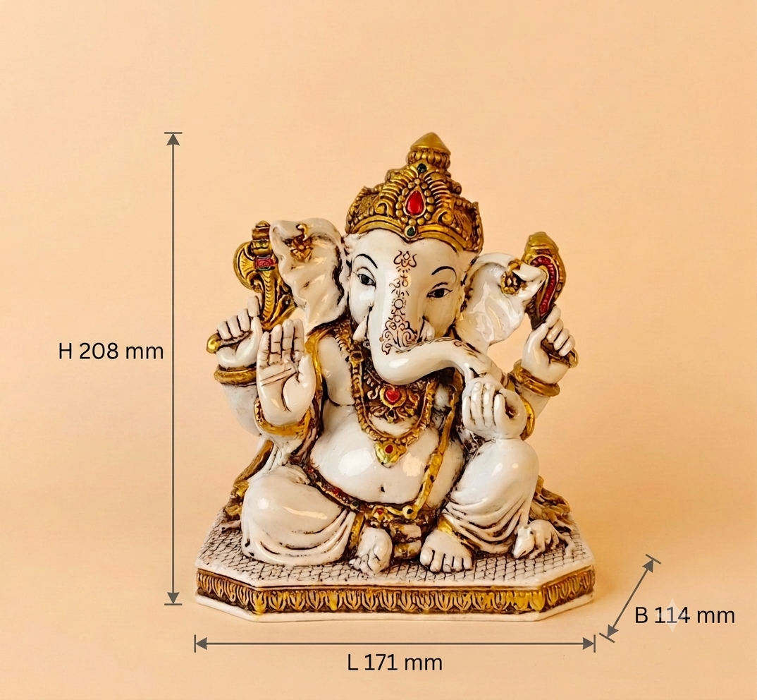Laddu Ganesh Medium( 8inch)