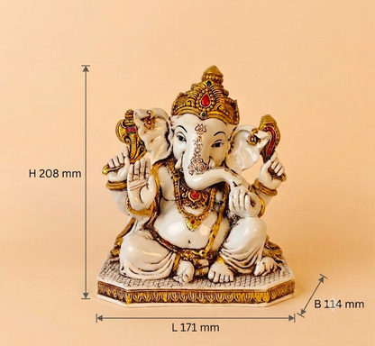 Laddu Ganesh Medium( 8inch)
