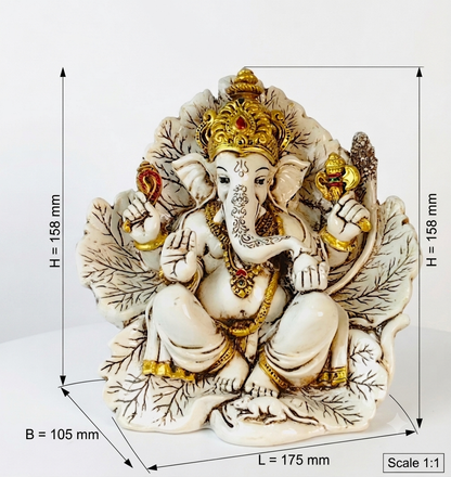 Patta Ganesh medium( 6.5inch)