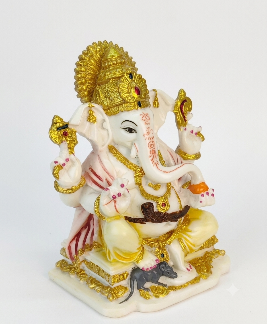 Chowki Ganesh new small ( 6 inch)