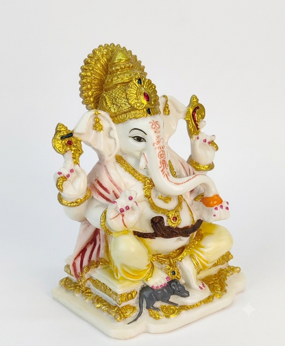 Chowki Ganesh new small ( 6 inch)