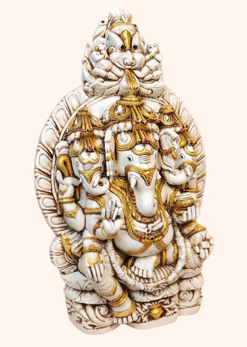 3 Face Ganesh