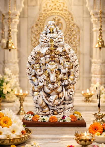 3 Face Ganesh