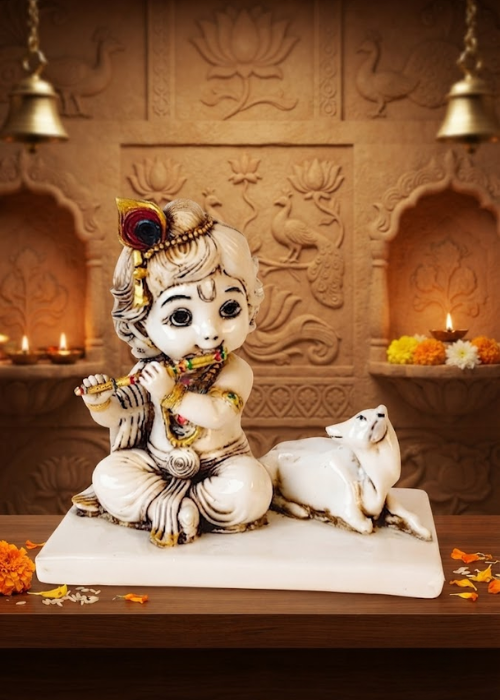 Cow krishna baalroop