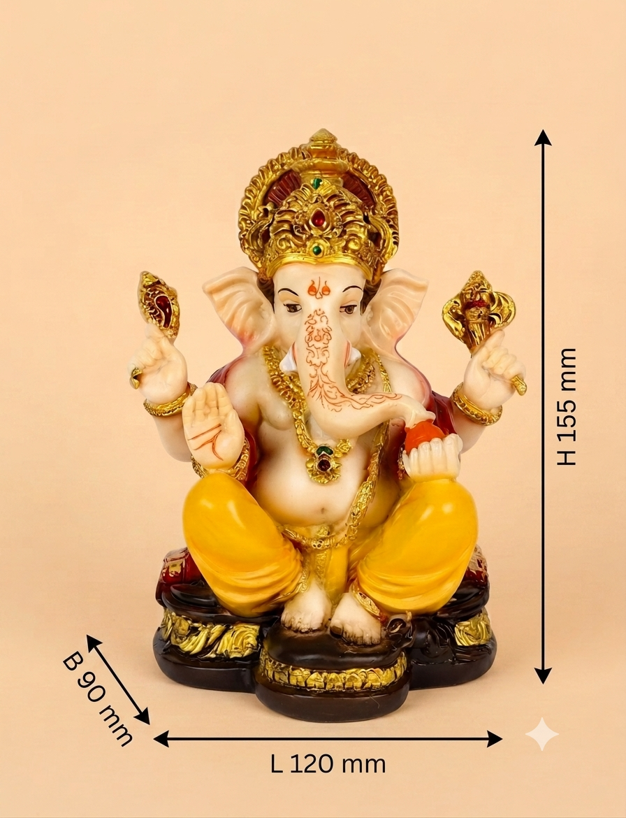 Lal Ganesh( 6 inch)